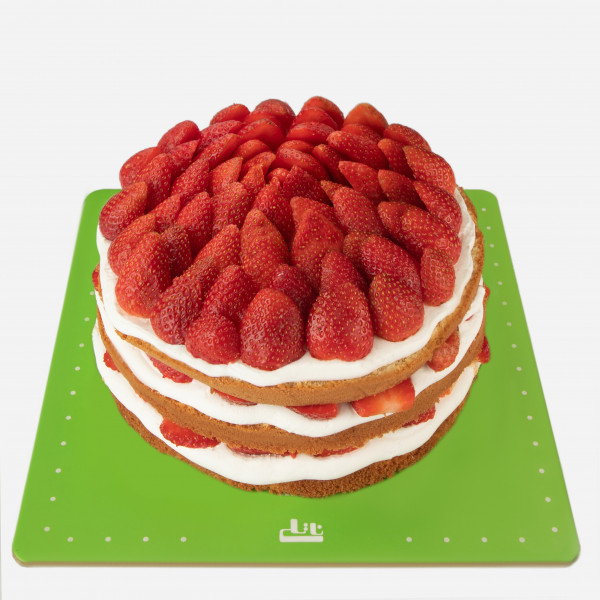 مینی کیک عریان توت فرنگی